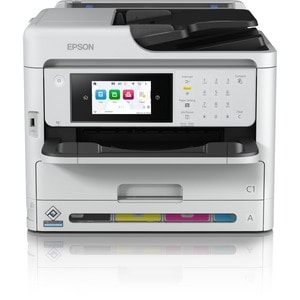 Epson WorkForce Pro WF-C5890DWF Laser Multifunction Printer - Colour - Copier/Fax/Printer/Scanner - 34 ppm Mono/34 ppm Col