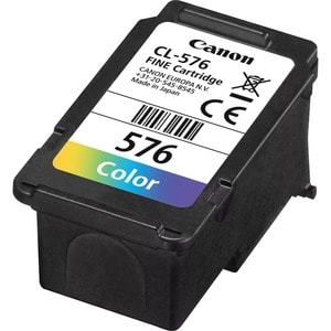 Canon CL-576 Original Standard Yield Inkjet Ink Cartridge - Cyan, Magenta, Yellow - 1 Pack - 6.2 mL - 100 Pages