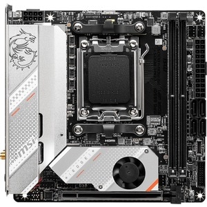 MSI MPG B650I EDGE WIFI Gaming Desktop Motherboard - AMD B650 Chipset - Socket AM5 - Mini ITX - Ryzen 7 Processor Supporte