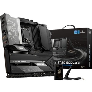 MSI MEG Z790 GODLIKE Gaming Desktop Motherboard - Intel Z790 Chipset - Socket LGA-1700 - Extended ATX - Pentium Gold, Cele