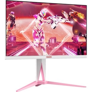 AOC AGON AG275QXR 27" Class WQHD Gaming LCD Monitor - 16:9 - White, Pink - 27" Viewable - In-plane Switching (IPS) Technol