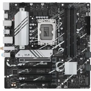 Asus Prime B760M-A AX D4 Desktop Motherboard - Intel B760 Chipset - Socket LGA-1700 - Micro ATX - Core, Pentium Gold, Cele