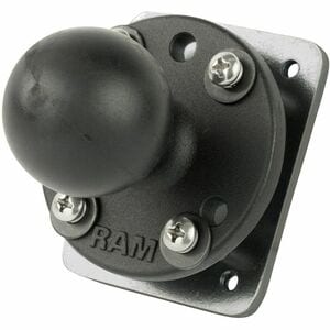 RAM Mounts Drill Down Mounting Base for Device Holder, Mounting Arm - 4 lb Load Capacity - Marine-grade Aluminum, Steel
