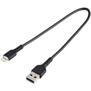 StarTech.com 30cm Lightning/USB Cable de transferencia de datos - Cable for iPhone, iPad Air, iPad mini, iPad, AirPods, Ma