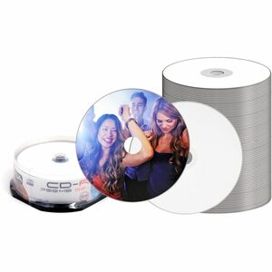 Platinet CD Recordable Media - CD-R - 52x - 700 MB - 100 - 120mm - Printable - Inkjet Print Technology