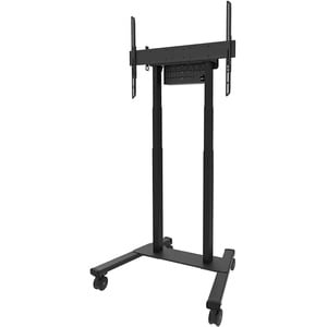Neomounts Display Cart - 110 kg Capacity - 4 Casters - Steel - 1019 mm Width x 831 mm Depth x 2127 mm Height - Black