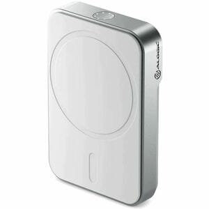 Alogic Matrix Power Bank - White - For Smartphone, Smartwatch, Earbud, USB Type C Device - 5000 mAh - 1 x USB - White