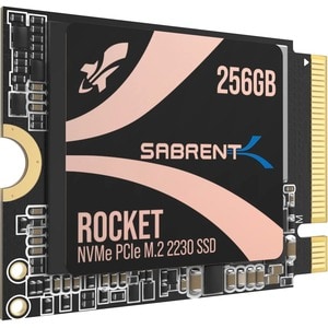 Sabrent Rocket 256 GB Solid State Drive - M.2 2230 Internal - PCI Express NVMe (PCI Express NVMe 4.0) - 5 Year Warranty