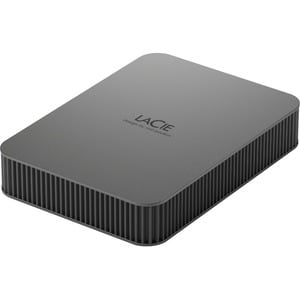 LaCie Mobile Drive Secure STLR5000400 5 TB Portable Hard Drive - 2.5" External - Space Gray - USB 3.2 (Gen 1) Type C - 540