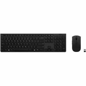 Lenovo Professional Keyboard & Mouse - German - USB Type A Scissors Wireless Bluetooth 2.40 GHz Keyboard - Keyboard/Keypad