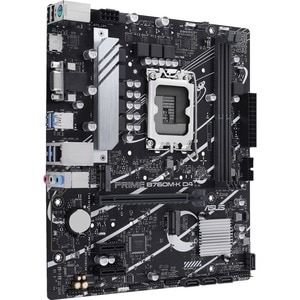 Asus Prime B760M-K D4-CSM Desktop Motherboard - Intel B760 Chipset - Socket LGA-1700 - Micro ATX - Pentium Gold, Celeron P