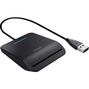 Trust Primo Kontakt Smartcard-Lesegerät - Schwarz - KabelUSB 2.0 Typ A