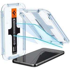 Spigen EZ FIT GLAS.tR 9H Tempered Glass Screen Protector - For LCD Smartphone - Dust Resistant, Oil Resistant, Fingerprint