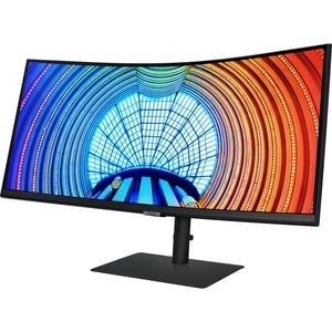 Samsung ViewFinity S6 S34A650UBU 86,4 cm (34 Zoll) UW-QHD Gekrümmter Bildschirm LCD-Monitor - 21:9 Format - Schwarz - 863,60 mm Class - Vertical-Alignment-Technologie (VA) - 3440 x 1440 Pixel Bildschirmauflösung - 1,07 Milliarden Farben - FreeSync - 350 cd/m² - 5 ms - 100 Hz Refresh Rate - HDMI - DisplayPort - USB-Hub