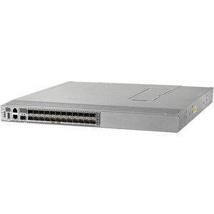 Cisco MDS 9124V 24 Anschlüsse 64 Gbit/s Fibre Channel Switch - 24 Fiber Channel Ports - 64-Gigabit-Ethernet, 32 Gigabit Et