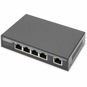 Digitus 4-Port Gigabit 4PPoE Extender, 802.3at, 60 W. Ethernet Schnittstellen Typ: Gigabit Ethernet, Ethernet LAN Datentra