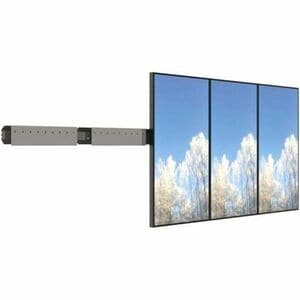 HI-ND Wall Mount for Menu Board, Video Wall, Display Screen - Grey - Portrait - 55.9 cm to 139.7 cm (55") Screen Support