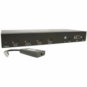 Tripp Lite by Eaton B320-4X1-MHB-K Video Extender Transmitter/Receiver - Wired - TAA Compliant - 4 Input Device - 1 Output