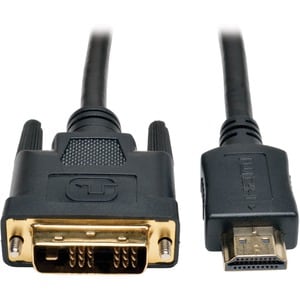 Tripp Lite by Eaton P566-003 91.44 cm DVI/HDMI Video Cable for Audio/Video Device, A/V Receiver, Digital TV, LCD TV, Proje