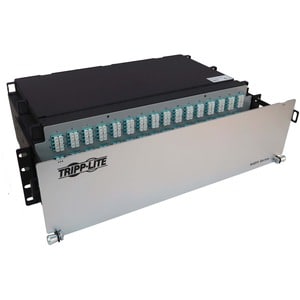 Tripp Lite by Eaton N48M-48M8L4-05Network Patch Panel - Aqua - 192 x Duplex - 3U High - 19" Wide - Rack-mountable