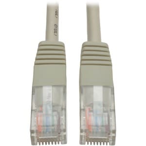 Tripp Lite by Eaton N002-075-GY 22.86 m Category 5e Network Cable - First End: 1 x RJ-45 - Male - Second End: 1 x RJ-45 - 