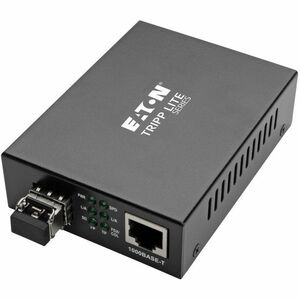 Tripp Lite series N785-INT-LC-MM Transceiver/Media Converter - 2 Port(s) - 1 x Network (RJ-45) - Duplex LC Port - Twisted 