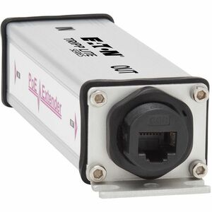 Tripp Lite series NPOE-EXT-1G30WP Network Extender - Silver - 2 x Network (RJ-45) - 100 m Extended Range - Aluminium