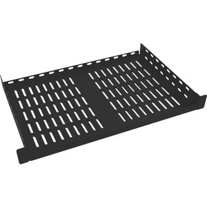 Tripp Lite series SRSHELF2P1UTM 1U Rack-mountable Rack Shelf - 482.60 mm Rack Width - Black - Cold-rolled Steel (CRS) - 13
