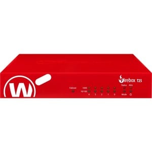 WatchGuard Firebox T25 Network Security/Firewall Appliance - Intrusion Prevention - 5 Port - 10/100/1000Base-T - Gigabit E