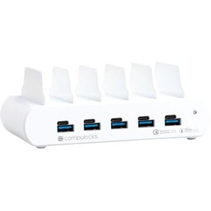Compulocks 5 Ports USB-C Charging Dock Station With EU power strip - USB - USB Type-C - For Tablet PC, iPad - 120 V AC, 23