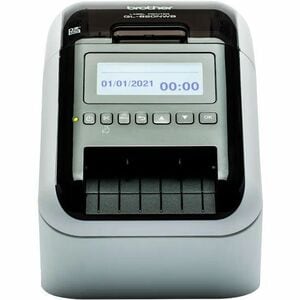 Brother QL-820NWBCVM Desktop Thermal Transfer Printer - Label Print - Ethernet - USB - Bluetooth - Wireless LAN - With Cut
