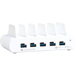 Compulocks 5 Ports USB Charging Dock Station With UK Plug - Ideal for tablets and iPads, 5 ports USB charging hub - USB\US