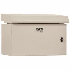 Eaton Tripp Lite Series SmartRack Industrial Enclosure - NEMA 3R, Wall Mount, Metal, Locking, Hinged Back, Fan With Therma