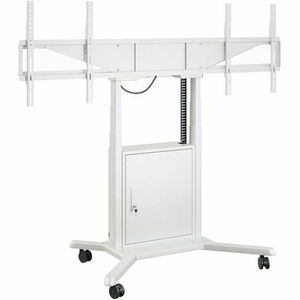 HAGOR Lift für Display - Weiß - Querformat - Höhenverstellbar - 2 Unterstützte(r) Display(s)Bildschirmgröße: 116,8 cm bis 