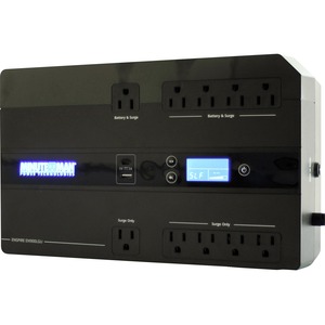 Minuteman Enspire-G EN900LGU 900VA Compact/Desktop/Floor/Wall Mountable UPS - Compact/Desktop/Floor/Wall Mountable - 3 Min