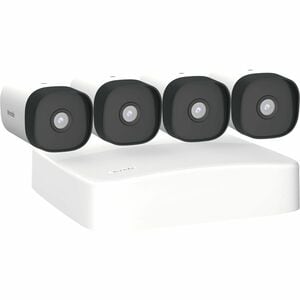Tenda 4 Channel PoE HD Video Security Kit - Camera, Network Video Recorder - 2560 x 1440 Camera Resolution - 164.04 ft Nig
