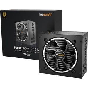 be quiet! Pure Power 12 M ATX, EPS12V Modular Stromversorgung - 750 W - ATX, Intern - 3.3 V Gleichstrom, 5 V Gleichstrom, 