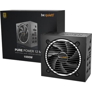 be quiet! Pure Power 12 M Pure Power 12 M 1000W ATX, EPS12V Modular Stromversorgung - 1 kW - Intern - 3.3 V Gleichstrom, 5