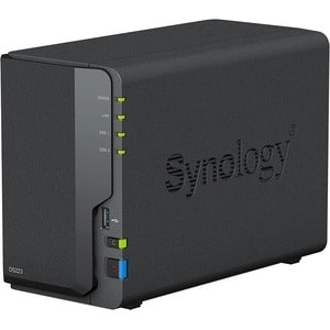 Synology DiskStation DS223. Typ: NAS. Gehäusetyp: Desktop. Geräteklasse: Home & Home Office. Prozessorfamilie: Realtek, Pr