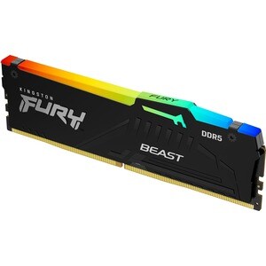Kingston FURY Beast 32GB DDR5 SDRAM Memory Module - For Computer - 32 GB (1 x 32GB) - DDR5-6000/PC5-48000 DDR5 SDRAM - 600