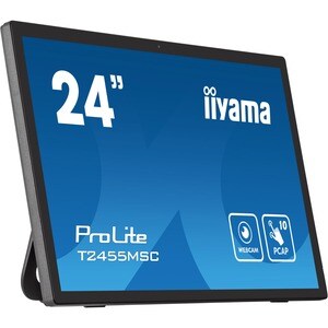 iiyama ProLite 24 Zoll Class LCD-Touchscreen-Monitor - 16:9 Format - 5 ms Reaktionszeit - Webcam - 60,5 cm (23,8 Zoll) Vie