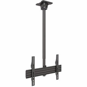 Kanto Ceiling Mount for TV - Black - Height Adjustable - 37" to 70" Screen Support - 110 lb (49895.16 g) Load Capacity - 7