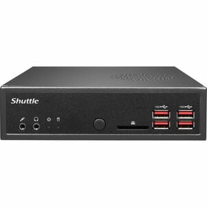 Shuttle XPC slim DH610 Barebone-System - Slim PC - Sockel LGA-1700 - 1 x Prozessor-Support - Core i5 11. Generation i5-113
