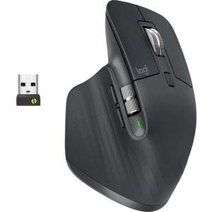 Logitech MX Master 3 for Business Mouse - Full-size Mouse - Darkfield - Wireless - Bluetooth - Rechargeable - Graphite - U
