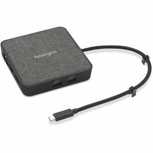 Kensington MD120U4 USB4 Docking Station for Monitor, Notebook, Tablet - 100 W - Black - Portable - 2 Displays Supported - 