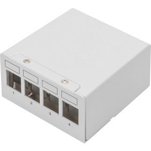 Digitus 4 Anschluss/AnschlüssePatch Panel - Hellgrau - 10" Breit - Desktop, Wandmontierbar