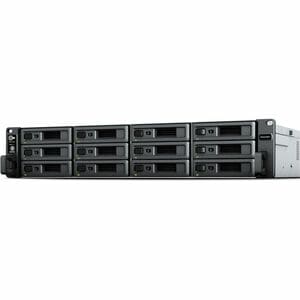 Synology RackStation RS2423RP+ 12 x Total Bays SAN/NAS Storage System - AMD Ryzen V1780B Quad-core (4 Core) 3.35 GHz - 8 G
