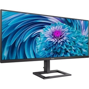 Philips 346E2LAE 34" Class UW-QHD Monitor LCD para gaming - 21:9 - preto texturizado - 86.4 cm (34") Viewable - Alinhament