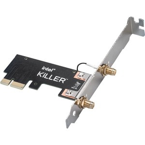 Intel Killer AX1675 IEEE 802.11ax Bluetooth 5.3 Tri Band Wi-Fi/Bluetooth Combo Adapter for Desktop Computer - PCI Express 