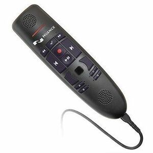Nuance PowerMic 4 Noise Cancelling Microphone - 9 ft - 20 Hz to 12 kHz - Uni-directional - USB 2.0 Type A